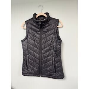 EUC! Women's Columbia Omniheat Down Vest- Black - Medium